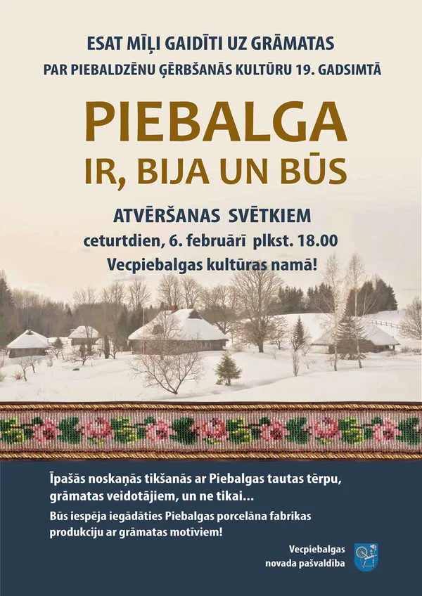 Afiša grāmatas atvēršanai